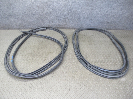 04-08 Mazda RX8 Front Left & Right Door Body Weather Strip Rubber Seal Set OEM