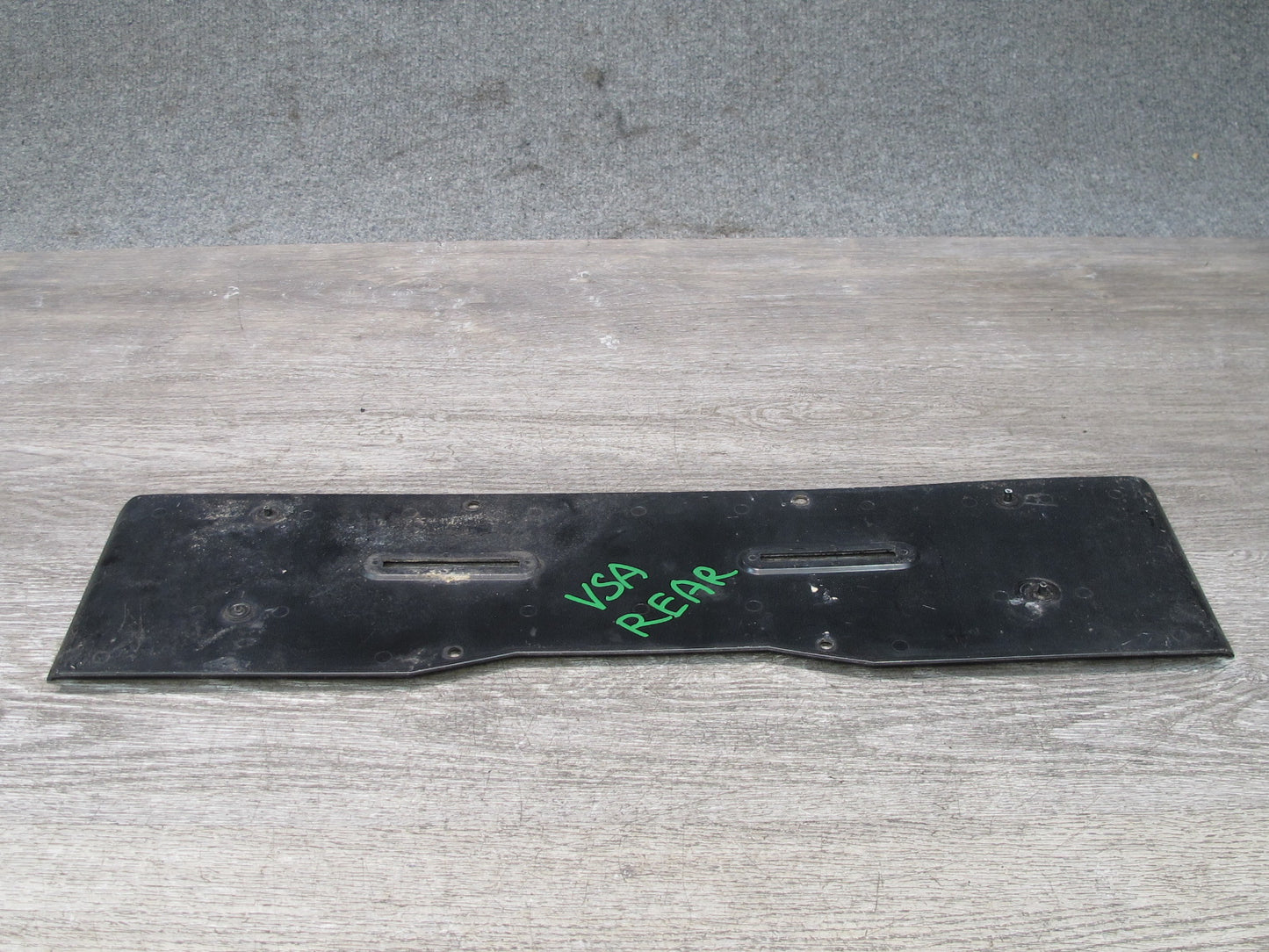 86-88 Volkswagen VW Scirocco MK2 Rear License Plate Cover Panel Trim OEM