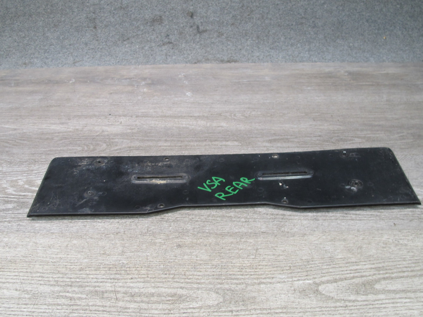 86-88 Volkswagen VW Scirocco MK2 Rear License Plate Cover Panel Trim OEM