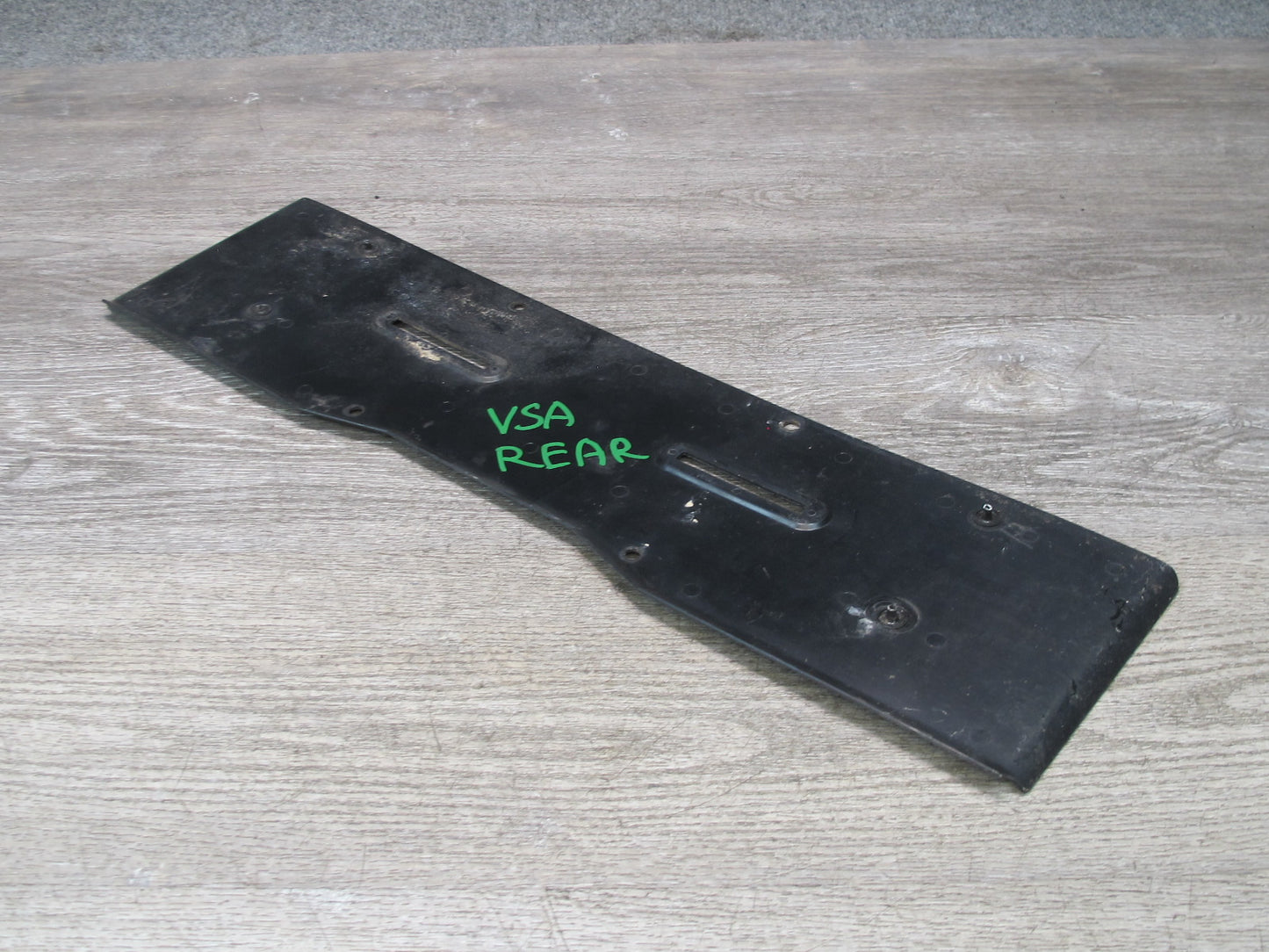 86-88 Volkswagen VW Scirocco MK2 Rear License Plate Cover Panel Trim OEM