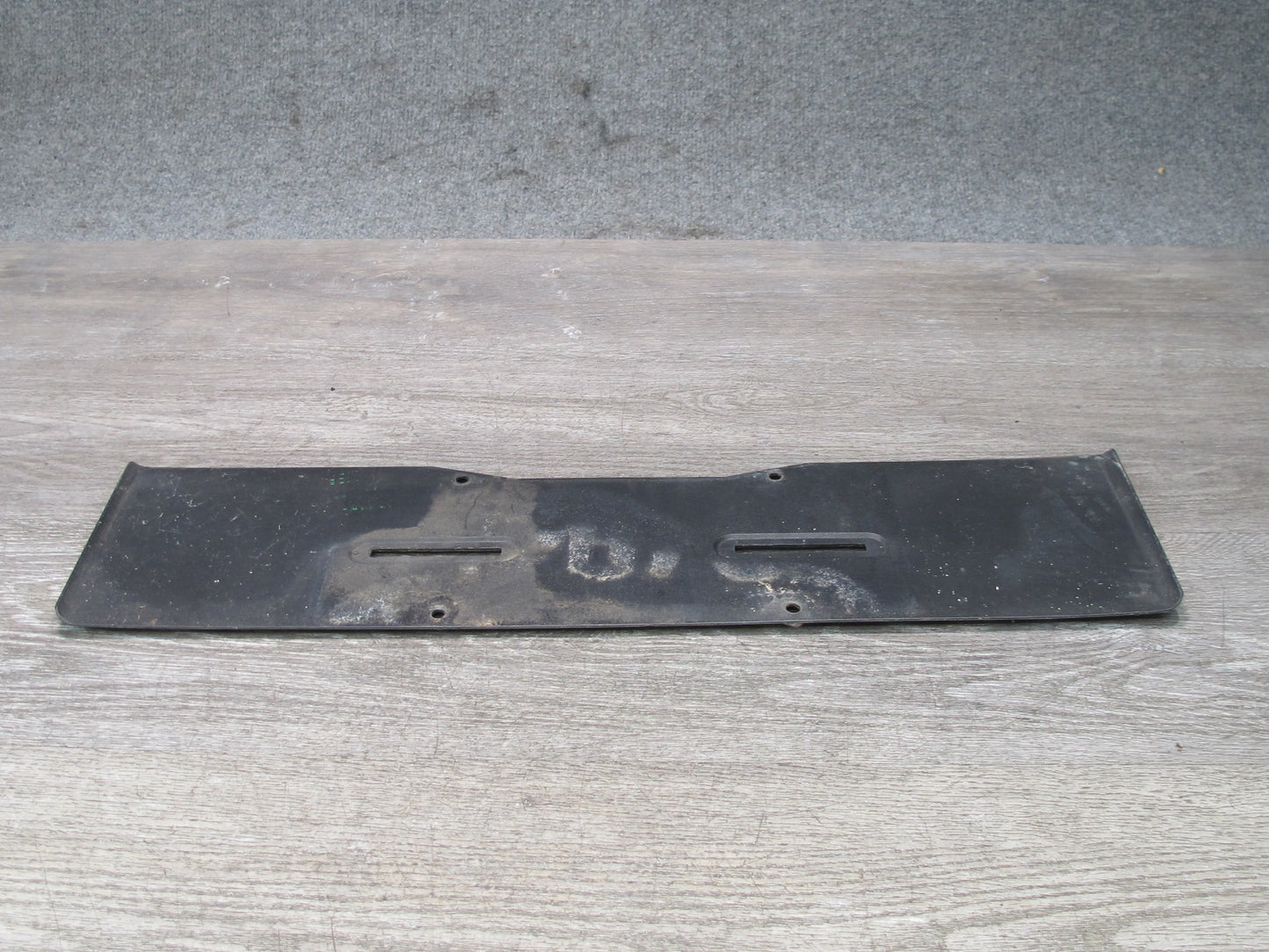 86-88 Volkswagen VW Scirocco MK2 Rear License Plate Cover Panel Trim OEM