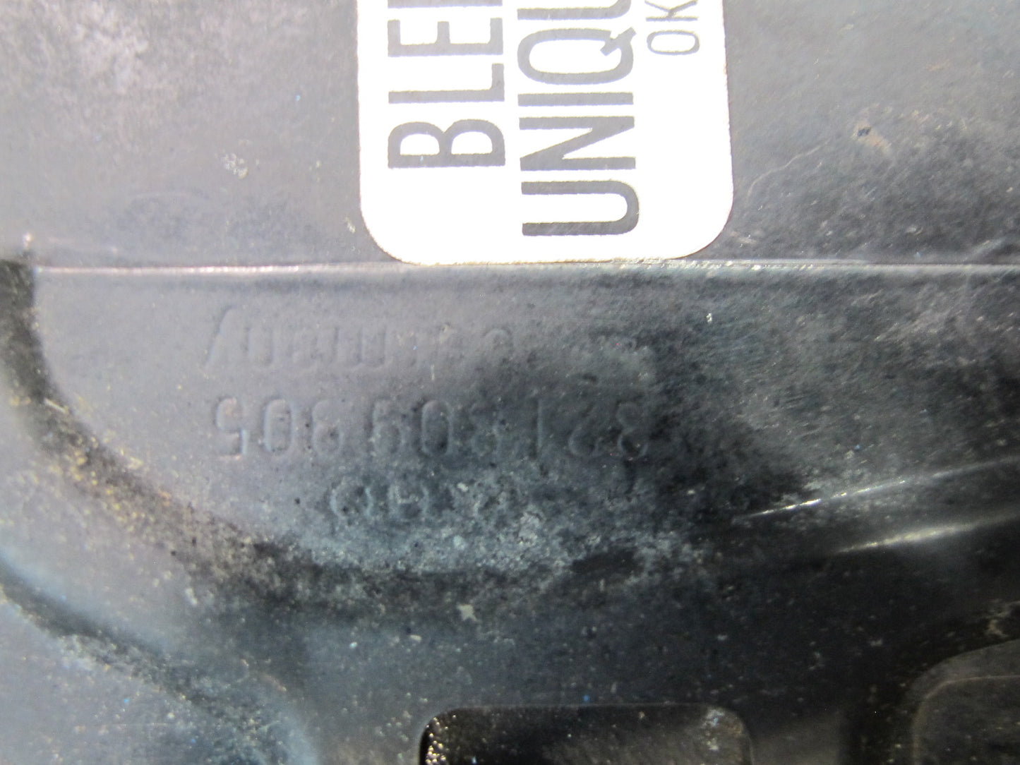 85-88 Volkswagen VW Scirocco Fuel Filler Gas Door Lid Black 321809905 OEM
