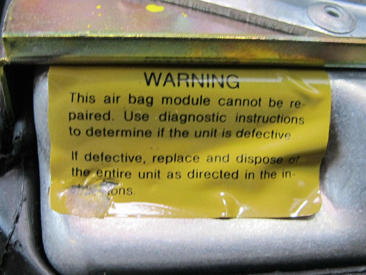 91-93 CHEVROLET CORVETTE C4 FRONT LEFT DRIVER SIDE STEERING WHEEL SRS AIRBAG OEM