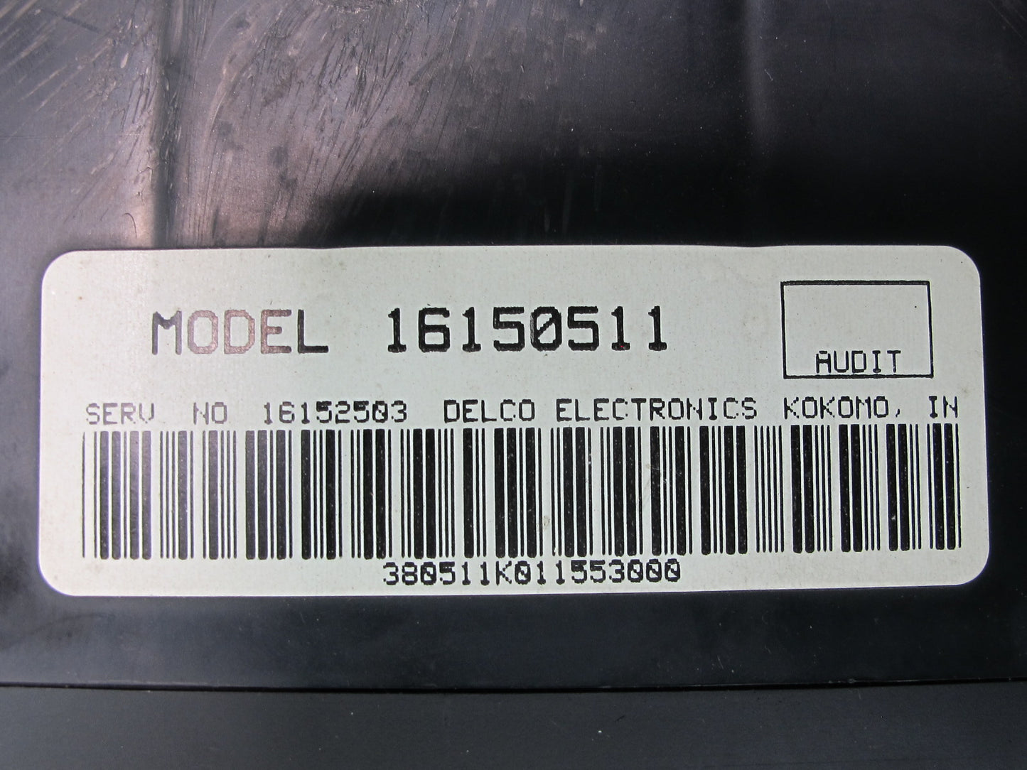 90-91 Chevrolet Corvette C4 A/C Climate Control Switch Panel 16150511 OEM