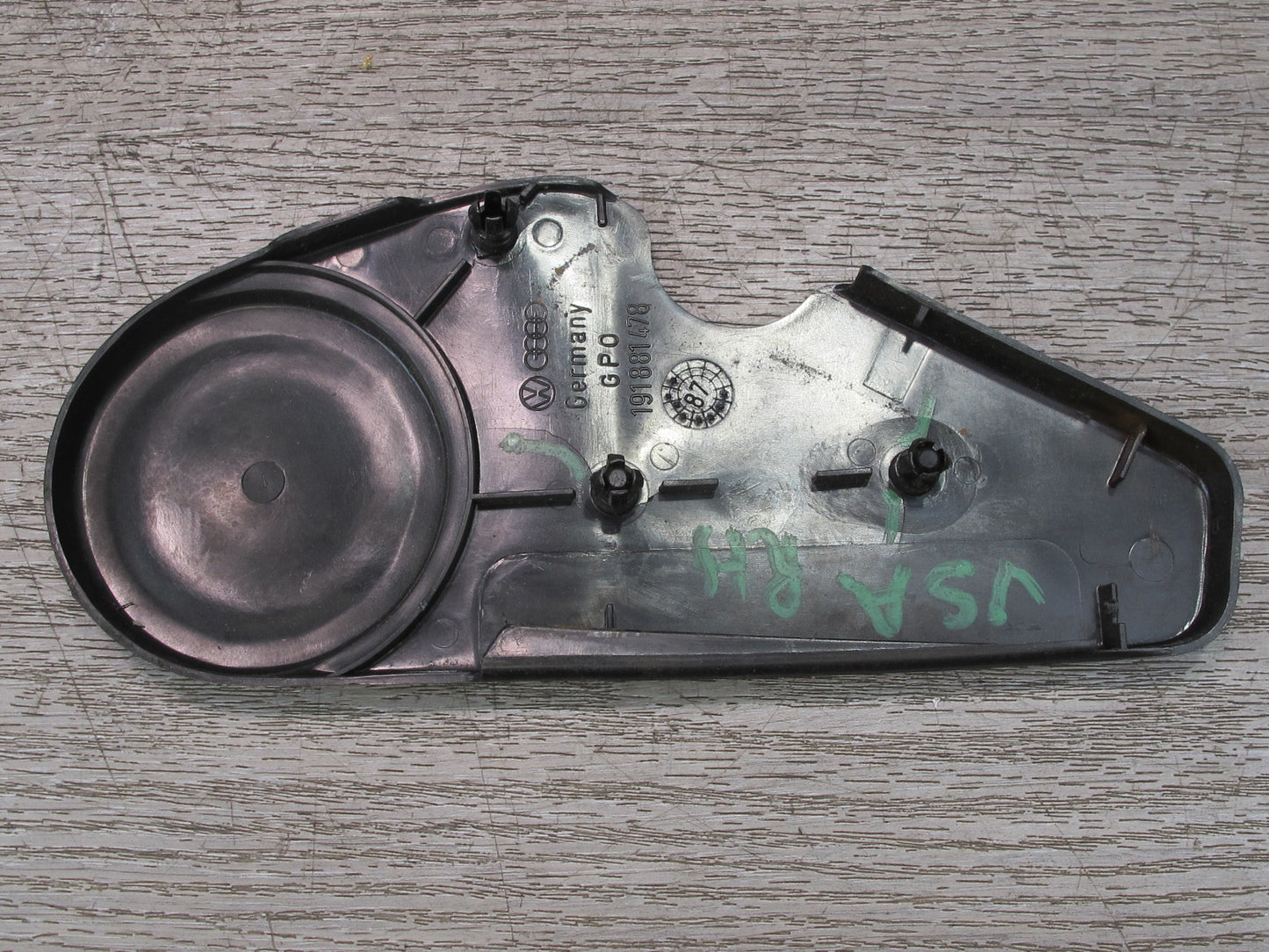 82-88 VW Scirocco Set of 5 Front Seat Hinge Trim & Recline Tilt Switch OEM