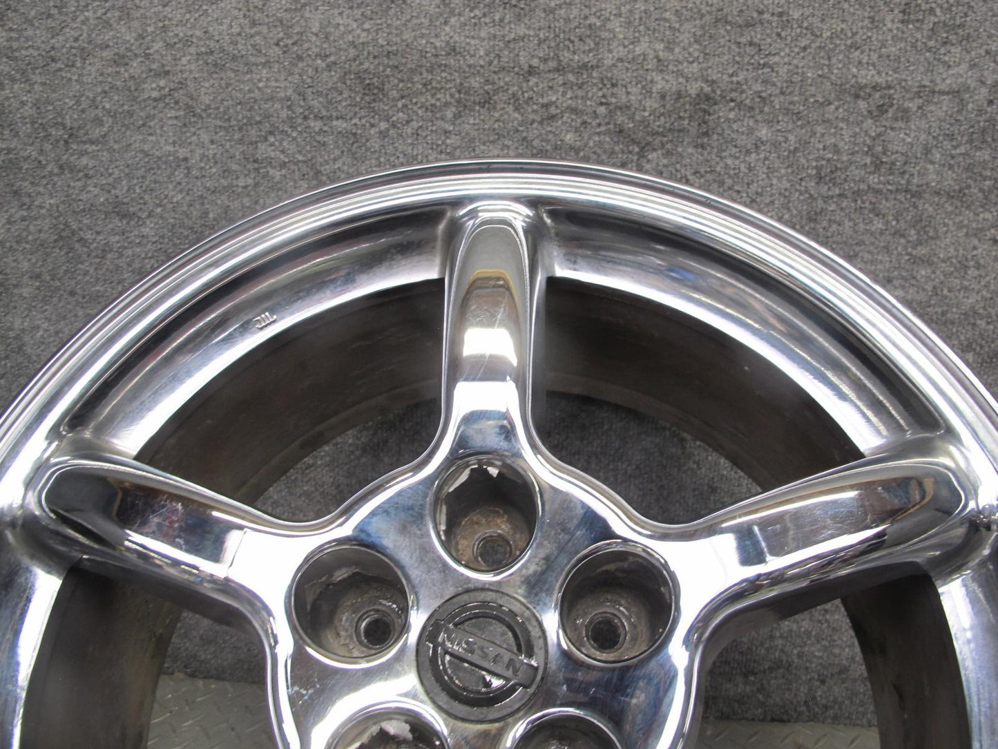03-08 Nissan 350Z Z33 Factory R18 18" Chrome Wheel Rim 18x8J ET30 OEM