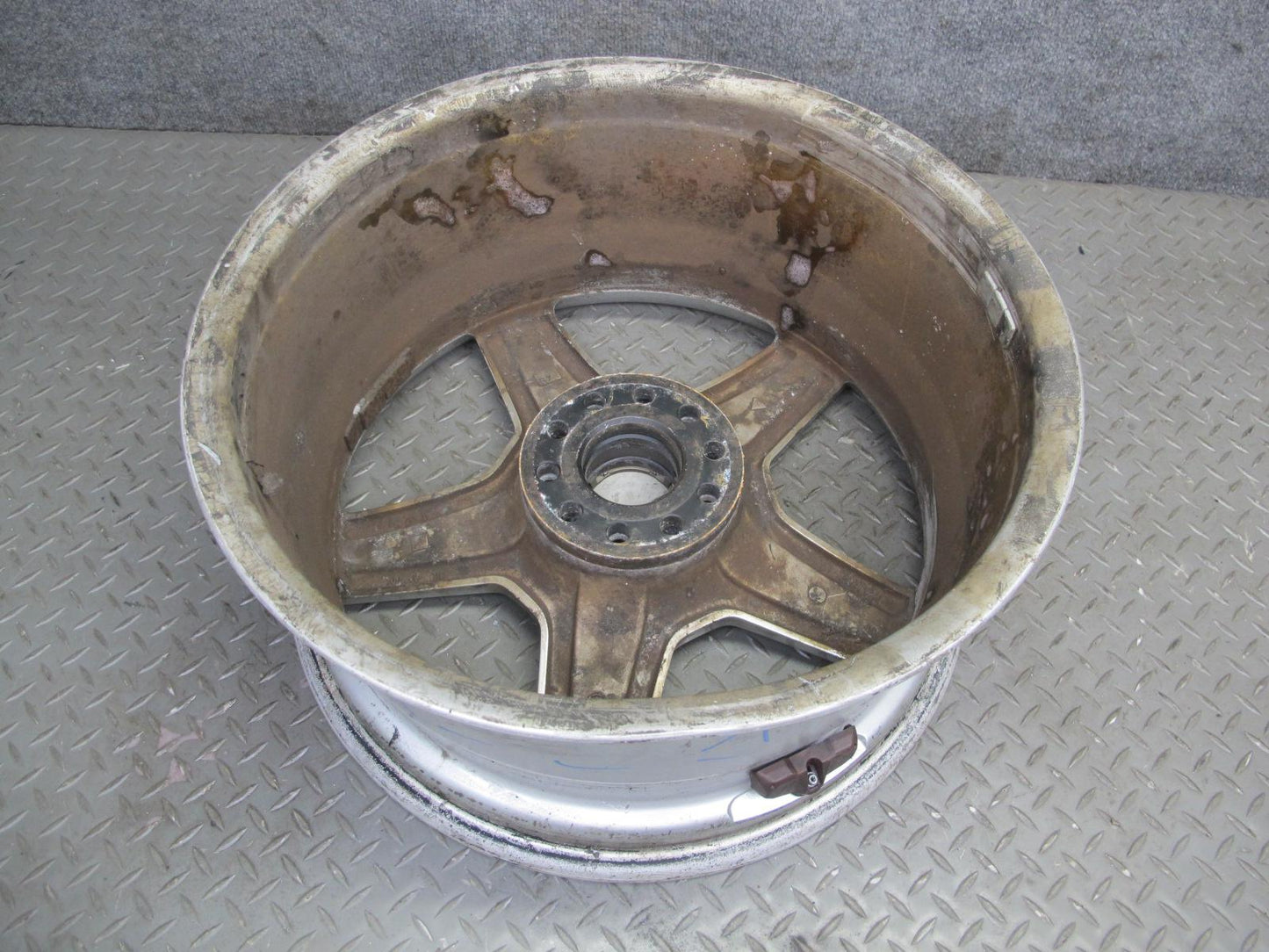03-09 Mercedes W211 E-class Front 18" R18 AMG Wheel Rim 18x8.5J ET38 OEM Bent