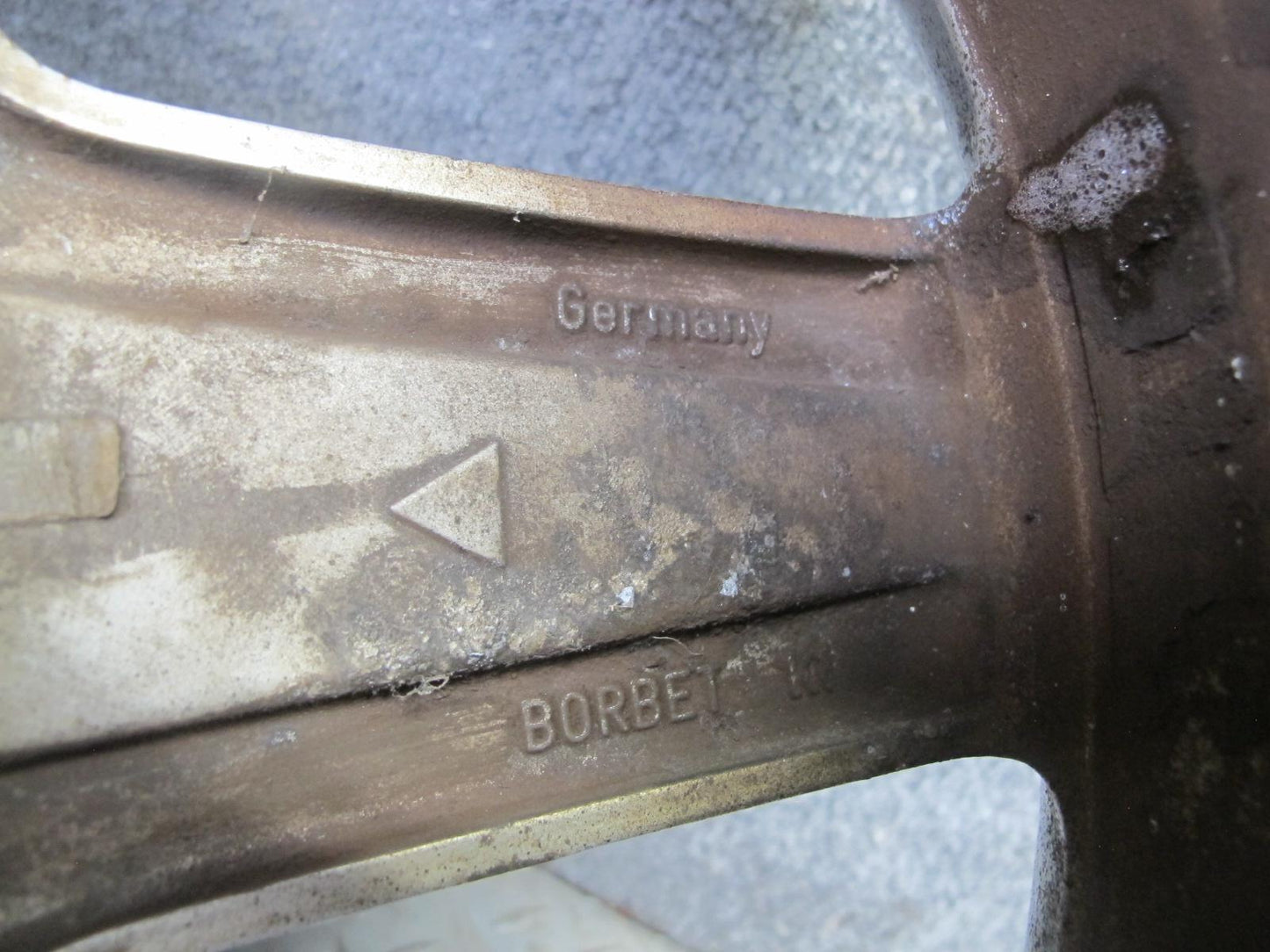 03-09 Mercedes W211 E-class Front 18" R18 AMG Wheel Rim 18x8.5J ET38 OEM Bent