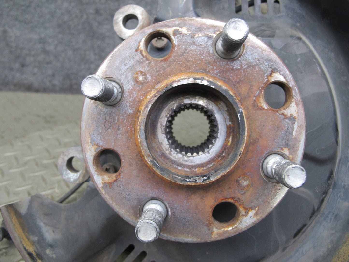 00-05 Toyota MR2 Spyder Rear Left Spindle Knuckle Wheel Hub Bearing 50K Mile OEM