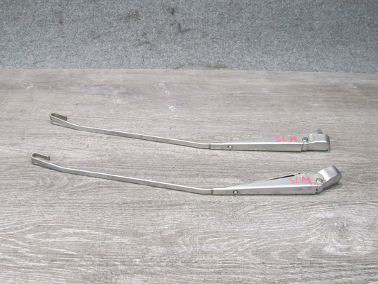 73-89 Mercedes R107 Set of 2 Front Left & Right Windshield Wiper Arm OEM