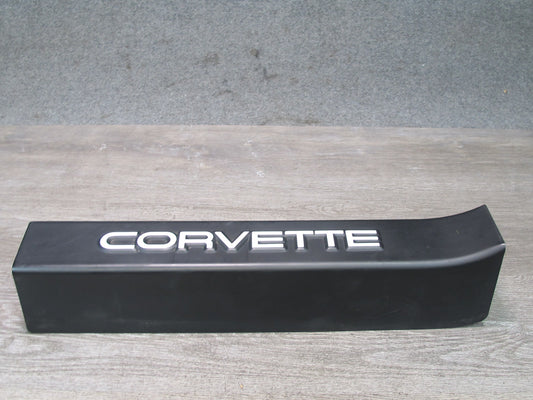 90-96 Chevrolet Corvette C4 Right Door Sill Plate Trim w Logo OEM