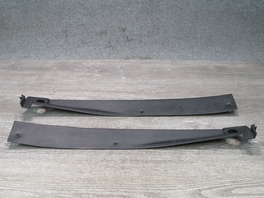 84-96 Chevrolet Corvette C4 Coupe Set of 2 Rear Hatch Trim Cover Panel Black OEM