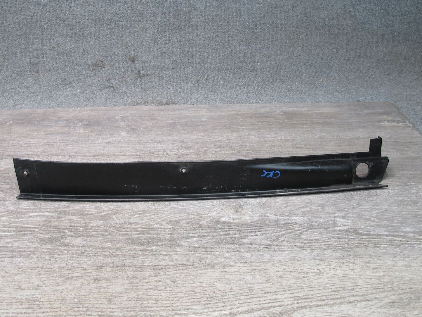 84-96 Chevrolet Corvette C4 Coupe Set of 2 Rear Hatch Trim Cover Panel Black OEM