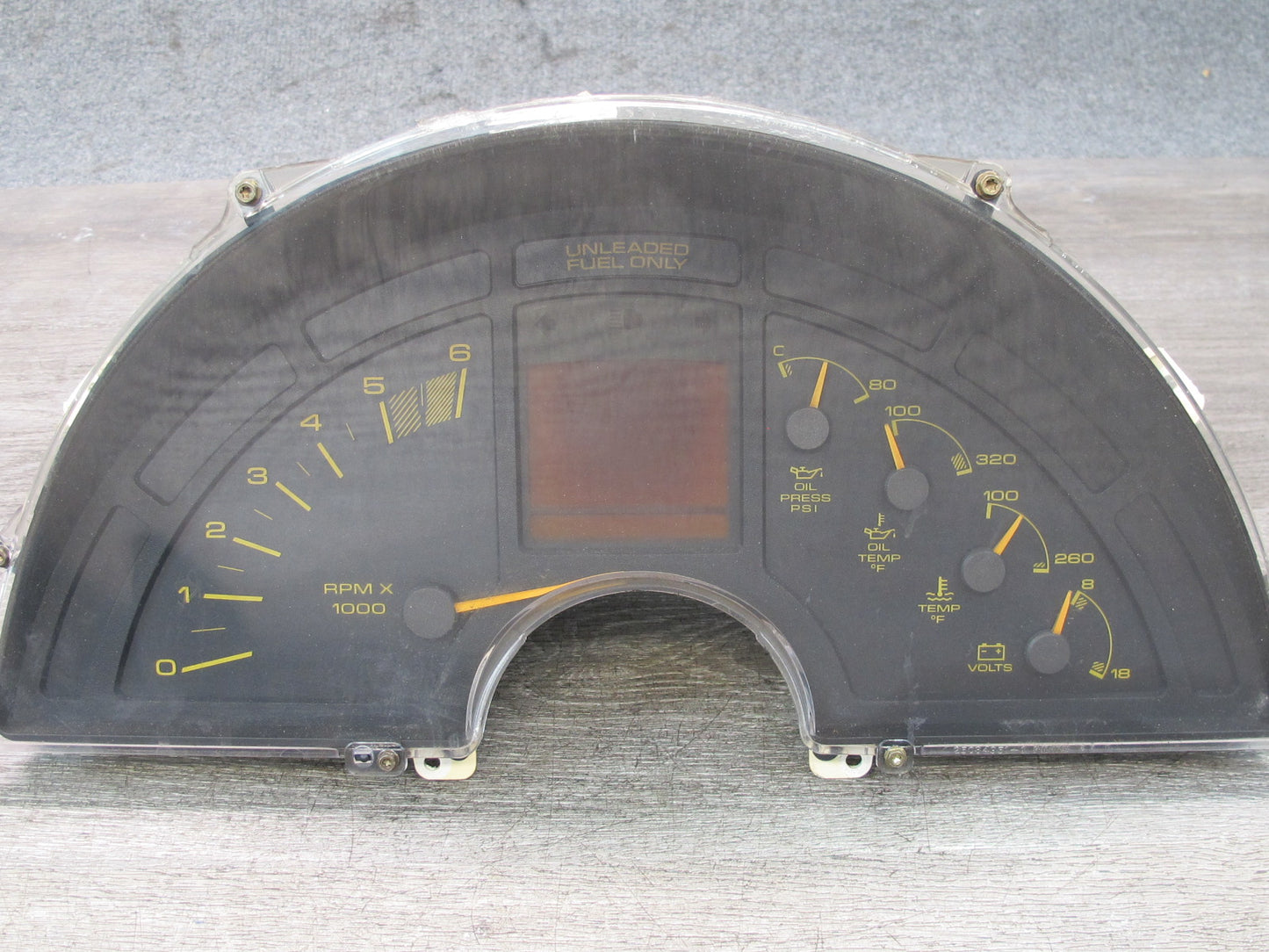 1991 Chevrolet Corvette C4 Instrument Cluster Gauge Speedometer 16142451 OEM