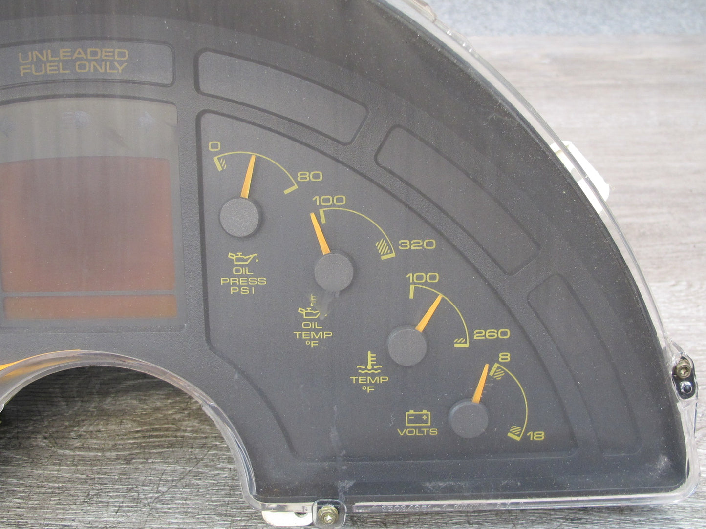 1991 Chevrolet Corvette C4 Instrument Cluster Gauge Speedometer 16142451 OEM