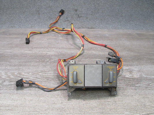 90-91 Chevrolet Corvette C4 Front Left & Right Seat Switch w Wiring 14104667 OEM