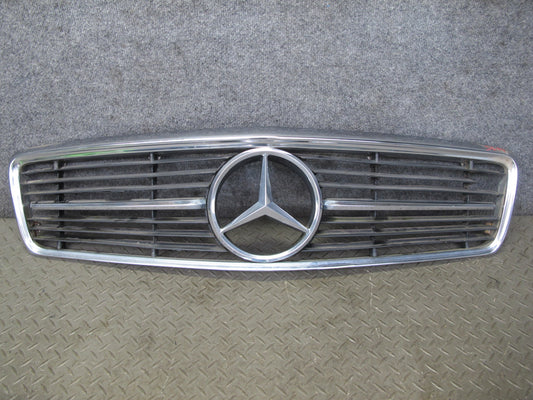 73-89 Mercedes R107 Sl-class Front Radiator Hood Chrome Grille w Emblem OEM