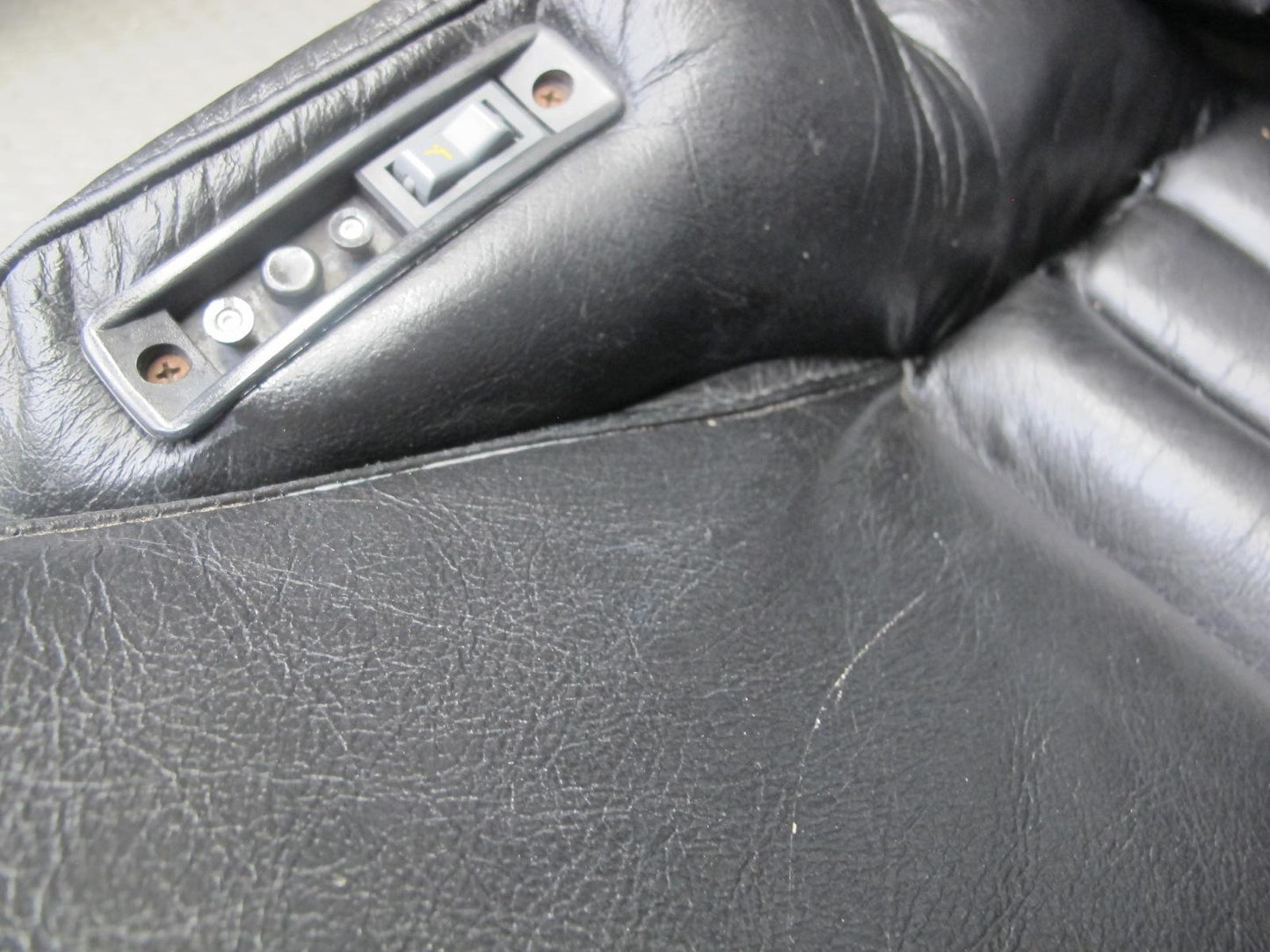 1991 Chevrolet Corvette C4 Set of 2 Left & Right Power Leather Seat Black OEM