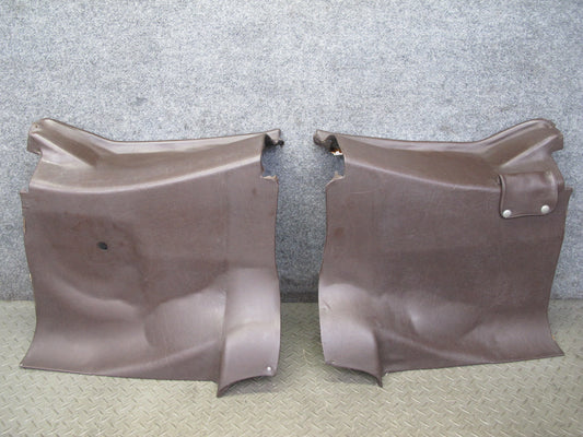 73-89 Mercedes R107 Convertible Set of 2 Rear Quarter Interior Trim Panel OEM