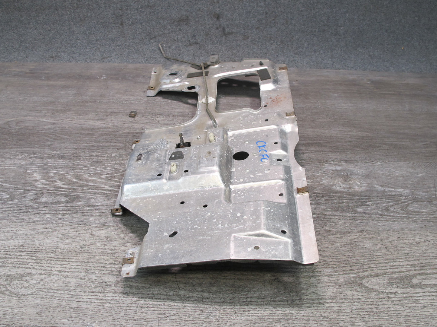 90-93 Chevrolet Corvette C4 Left Door Inner Alloy Mounting Panel w Handle OEM