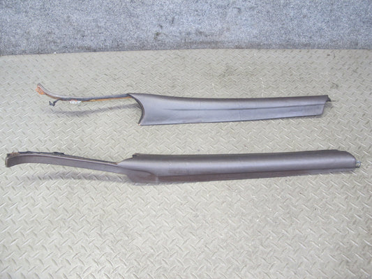 73-89 Mercedes R107 Convertible Set of 2 Front A Pillar Trim Cover Panel OEM