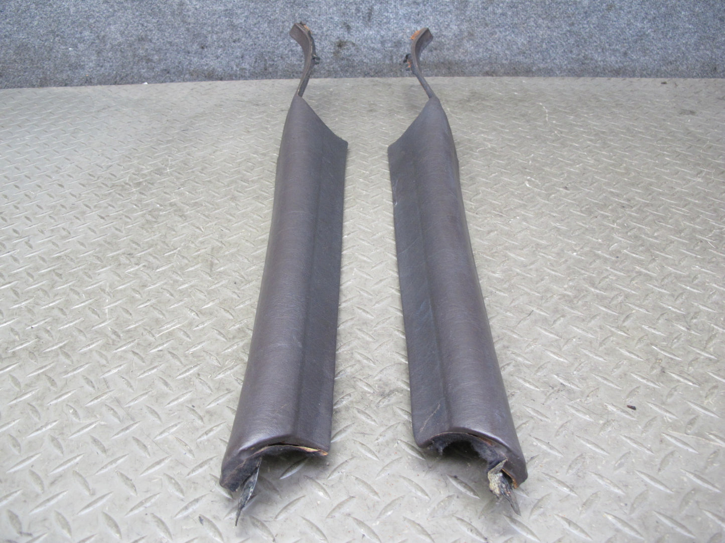 73-89 Mercedes R107 Convertible Set of 2 Front A Pillar Trim Cover Panel OEM