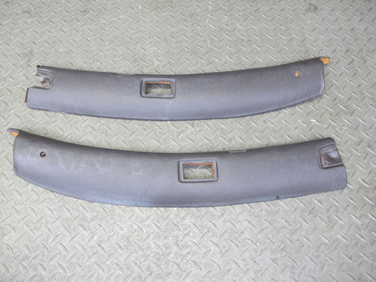 73-85 Mercedes R107 Convertible Set of 2 Headliner Trim Cover Panel Brown OEM