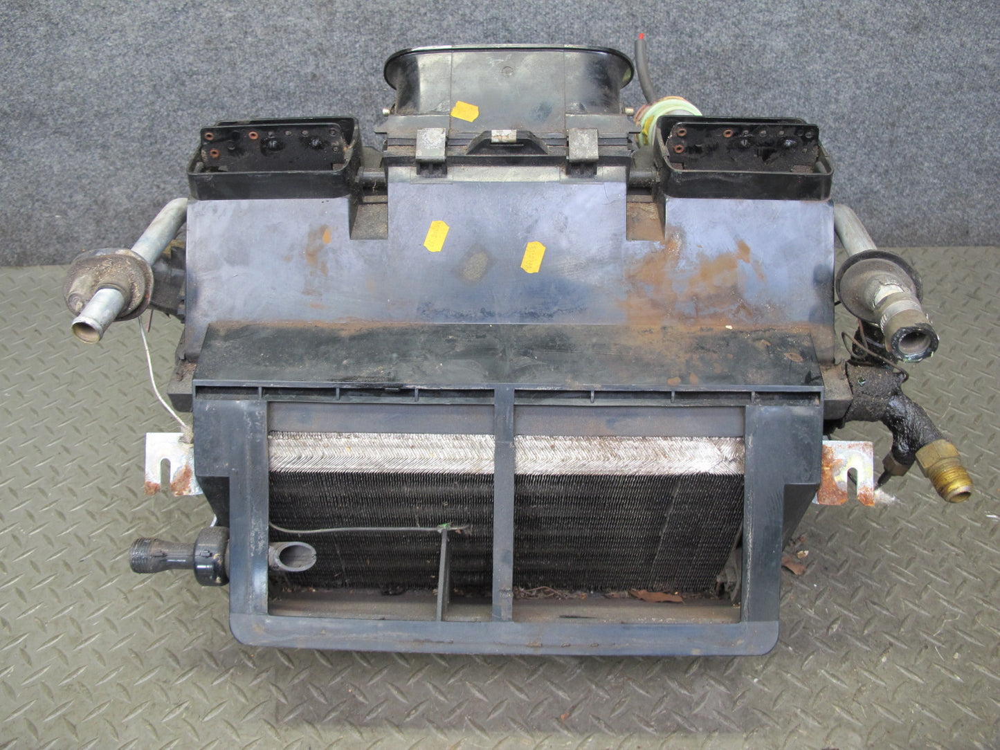 73-85 Mercedes R107 A/C Hvac Heater Core Box Assembly w Hose OEM