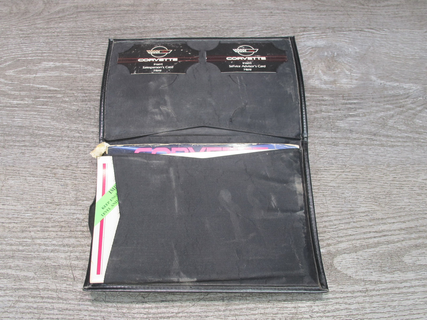 1991 Chevrolet Corvette C4 Owners Guide Manual Book Set w Case OEM