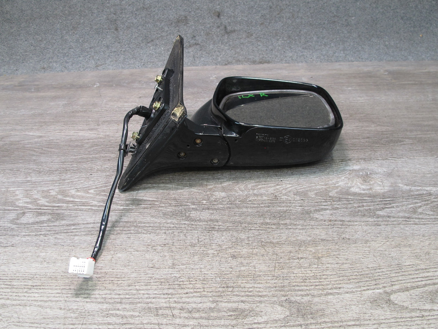 1998-2002 Lexus J100 LX470 Right Passenger Side Power Door Exterior Mirror Black