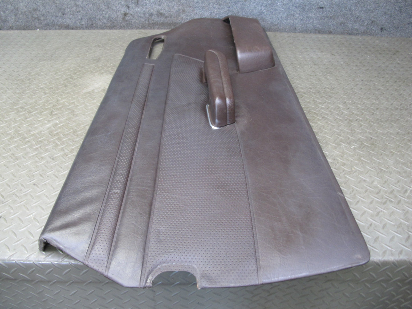 73-85 Mercedes R107 Convert Left & Right Door Interior Panel Chrome Trim Set OEM