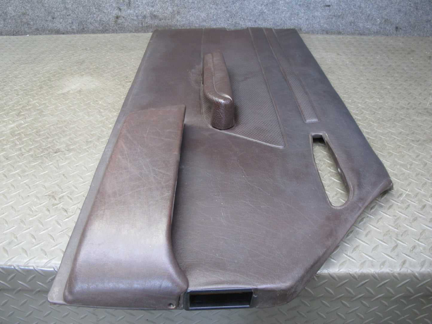 73-85 Mercedes R107 Convert Left & Right Door Interior Panel Chrome Trim Set OEM