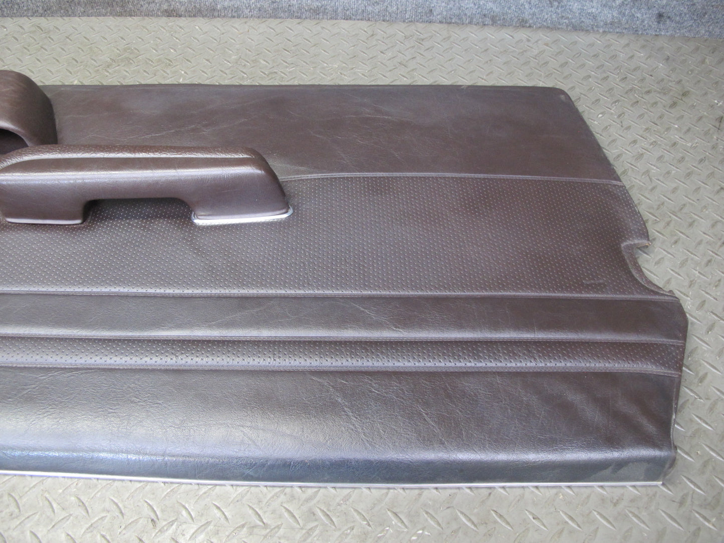 73-85 Mercedes R107 Convert Left & Right Door Interior Panel Chrome Trim Set OEM