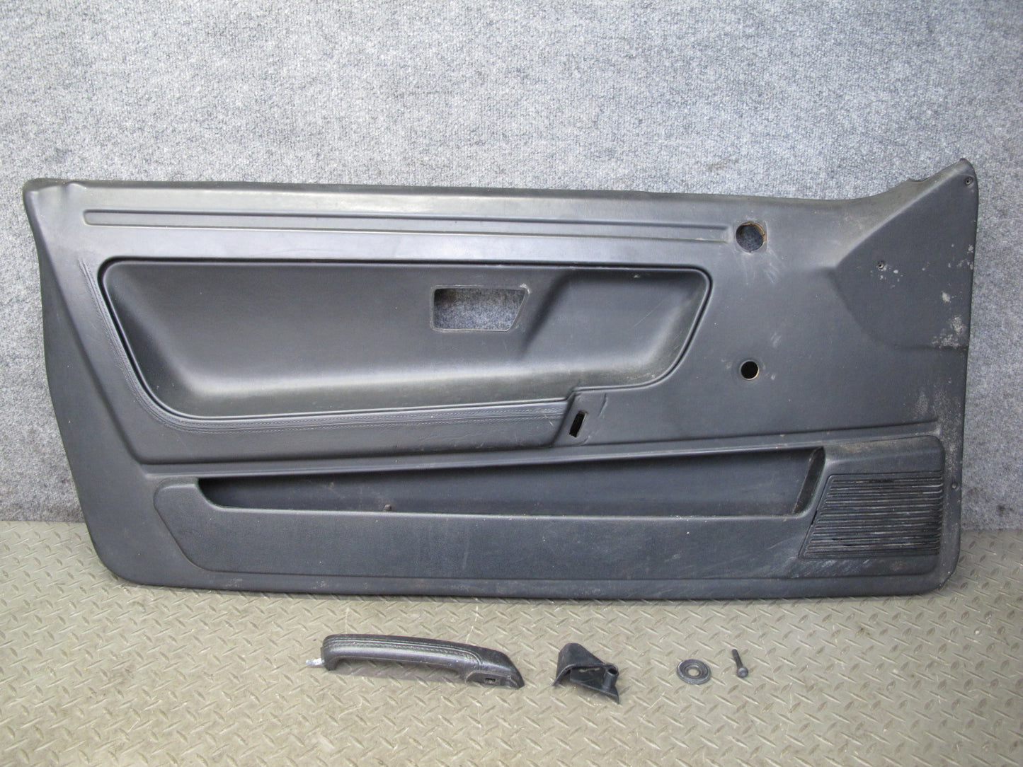 85-88 VW Scirocco Front Left & Right Door Interior Trim Panel w Handles Set OEM