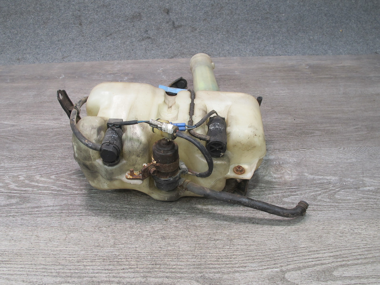 89-90 Toyota Supra MK3 MA70L Windshield Washer Fluid Reservoir Tank w Pumps OEM