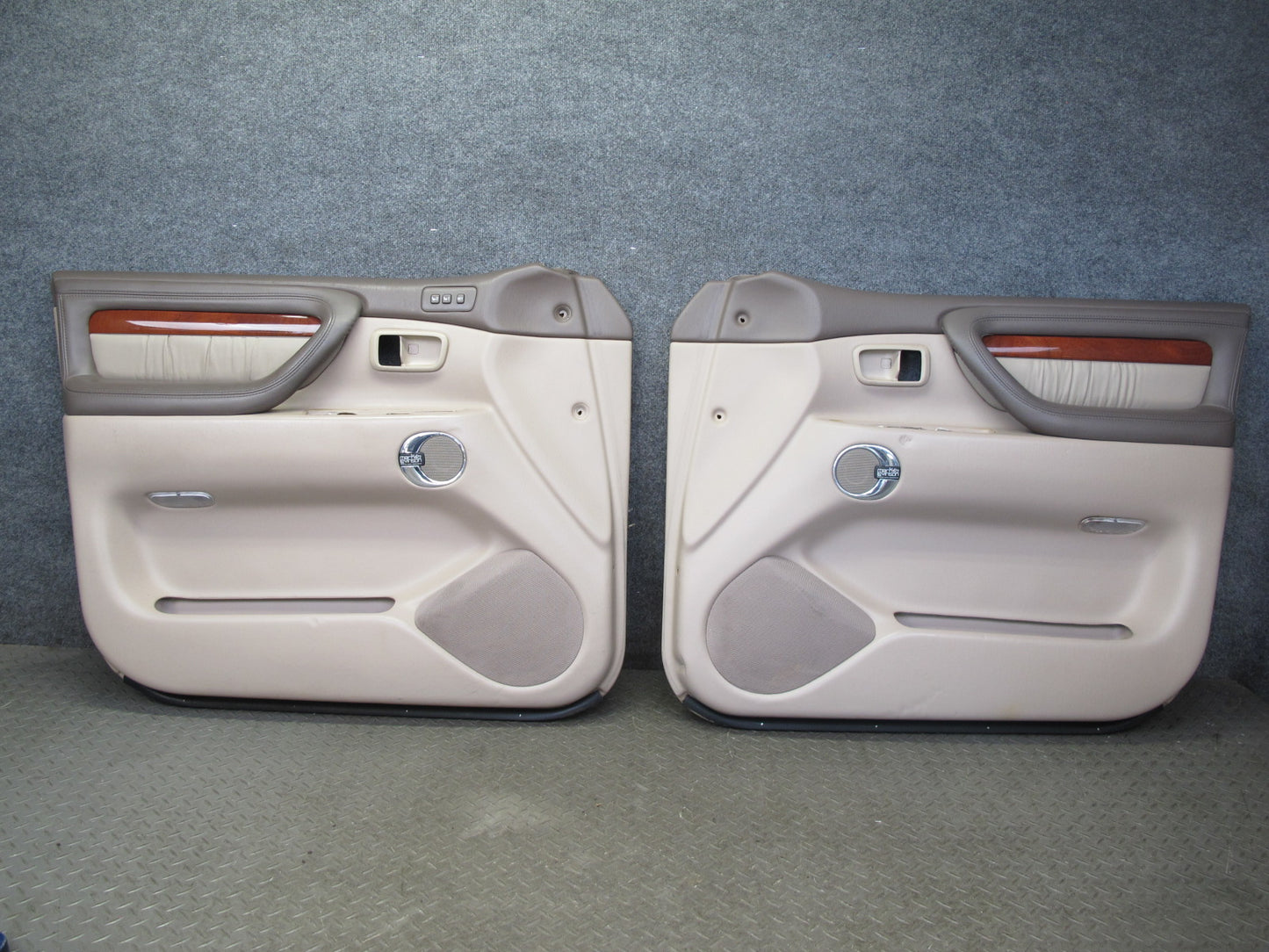 1998-2002 Lexus J100 LX470 Front Left & Right Side Door Interior Panel Trim Set