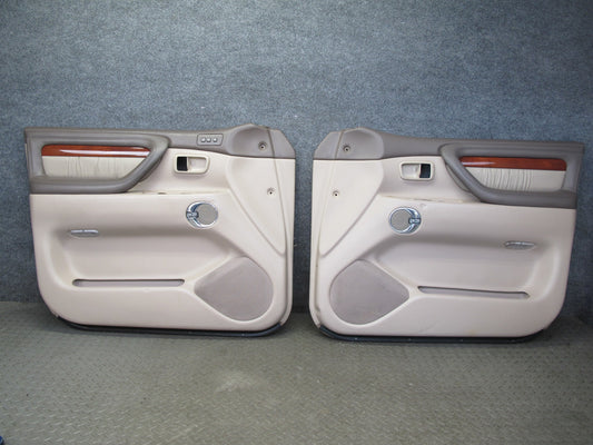 1998-2002 Lexus J100 LX470 Front Left & Right Side Door Interior Panel Trim Set