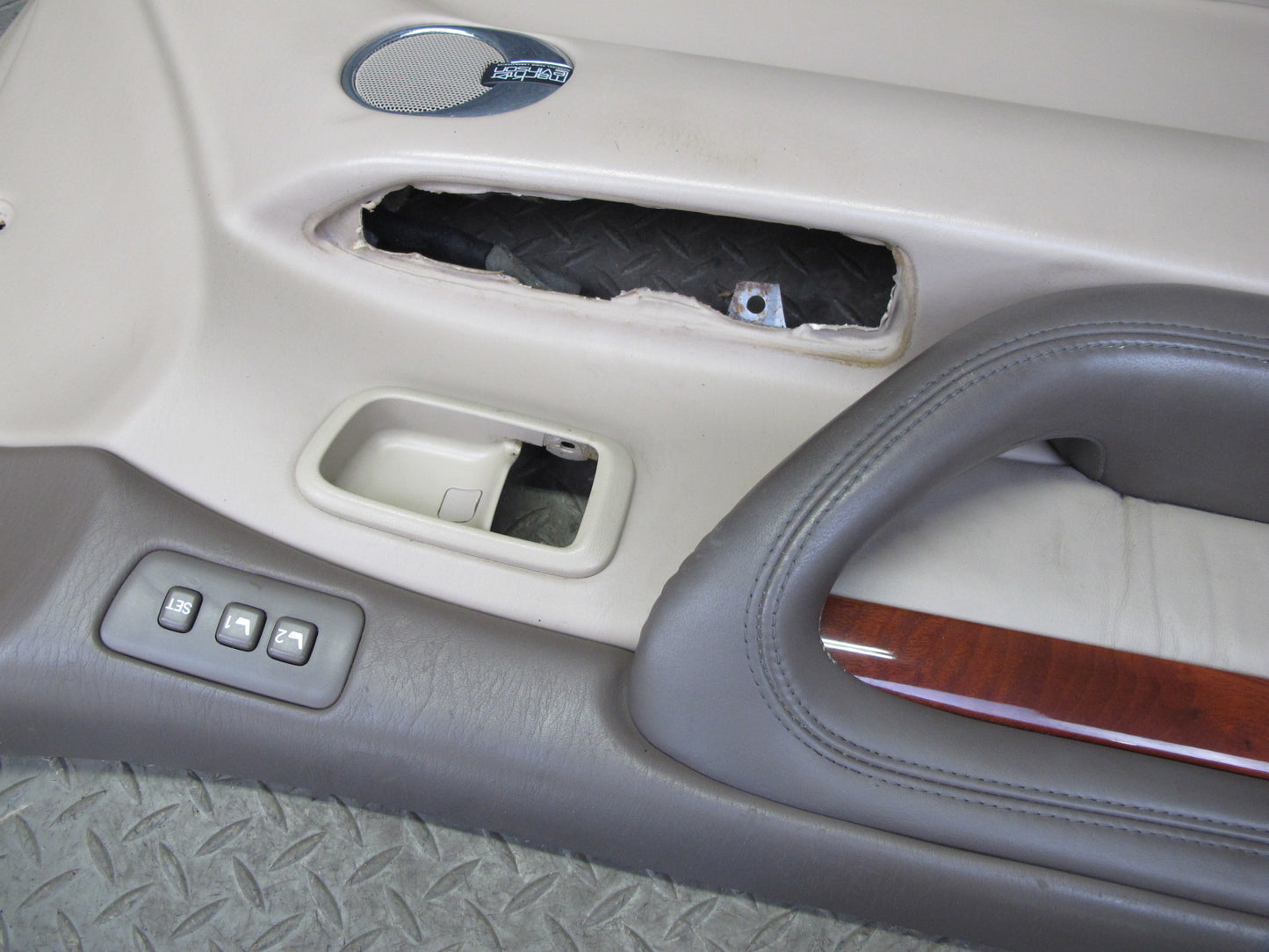 1998-2002 Lexus J100 LX470 Front Left & Right Side Door Interior Panel Trim Set
