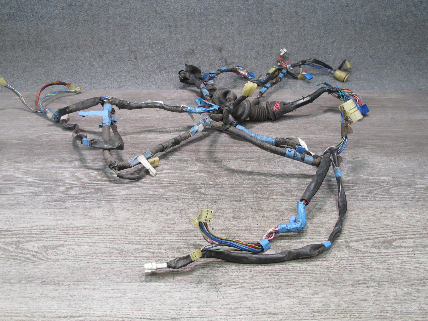 89-90 Toyota Supra MA70L MK3 Set of 2 Left & Right Door Wire Wiring Harness OEM