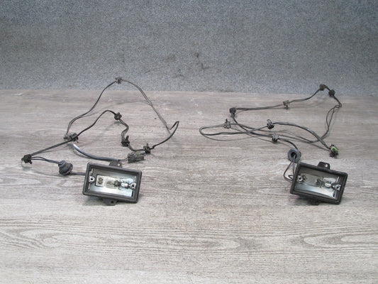 84-96 Chevrolet Corvette C4 Set of 2 Under Hood Light Lamp w Wiring OEM