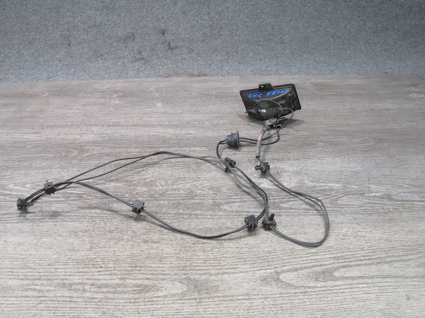 84-96 Chevrolet Corvette C4 Set of 2 Under Hood Light Lamp w Wiring OEM