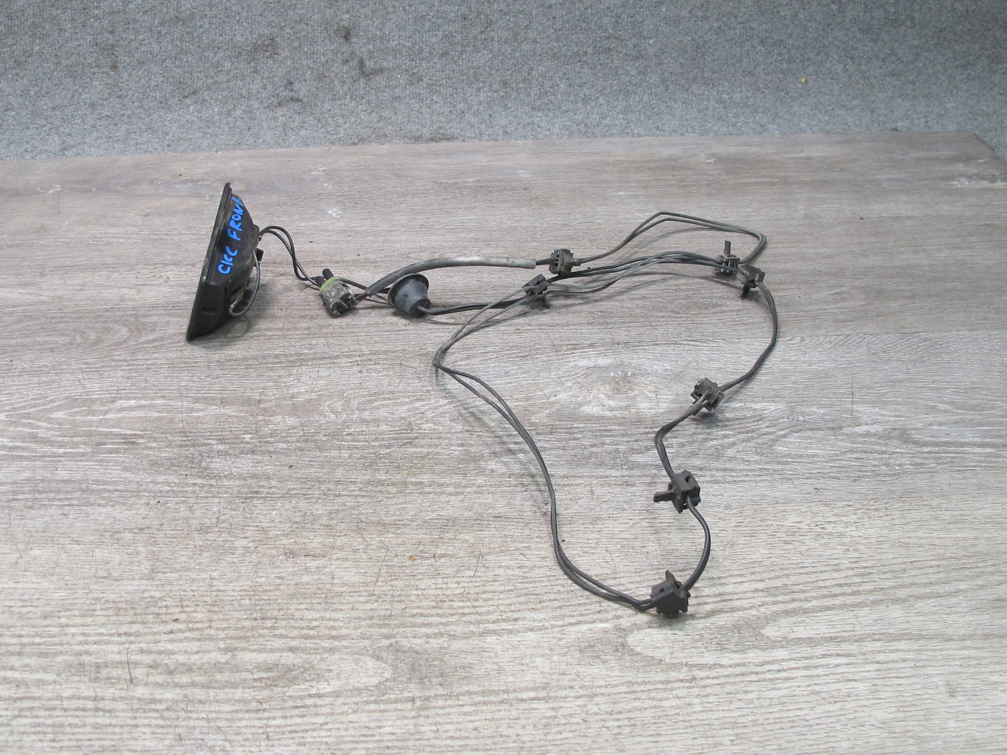 84-96 Chevrolet Corvette C4 Set of 2 Under Hood Light Lamp w Wiring OEM