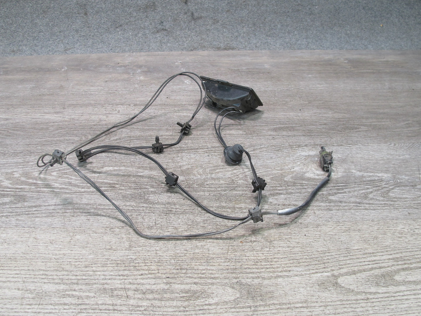 84-96 Chevrolet Corvette C4 Set of 2 Under Hood Light Lamp w Wiring OEM