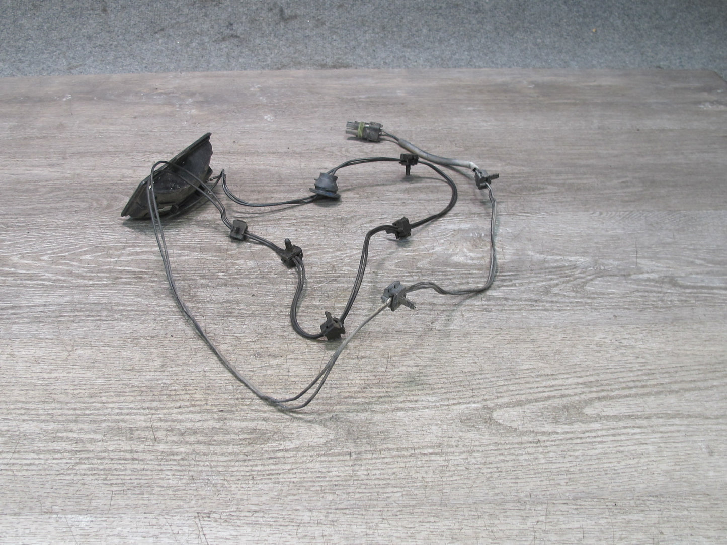84-96 Chevrolet Corvette C4 Set of 2 Under Hood Light Lamp w Wiring OEM