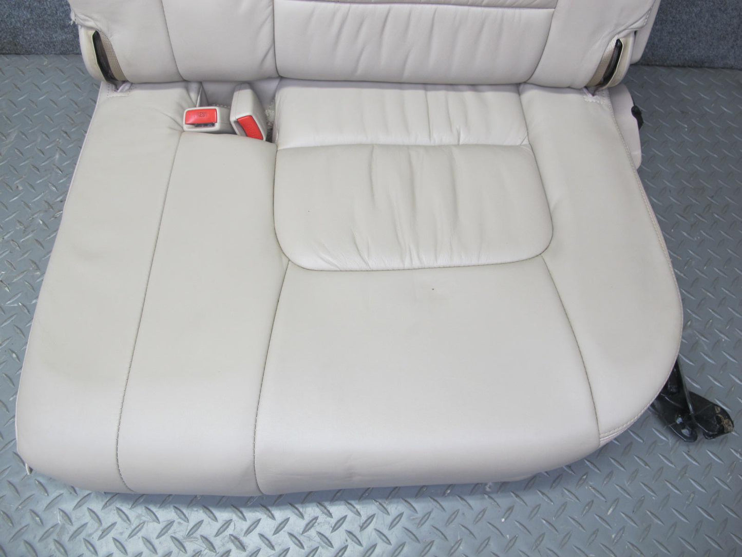 1998-2002 Lexus LX470 Rear Third 3RD ROW Left Right Leather Ivory Seat Set of 2