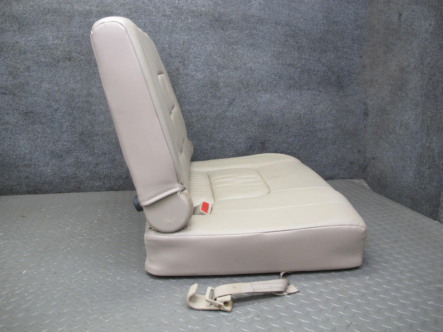 1998-2002 Lexus LX470 Rear Third 3RD ROW Left Right Leather Ivory Seat Set of 2