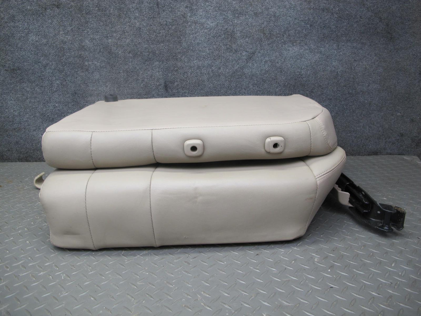 1998-2002 Lexus LX470 Rear Third 3RD ROW Left Right Leather Ivory Seat Set of 2
