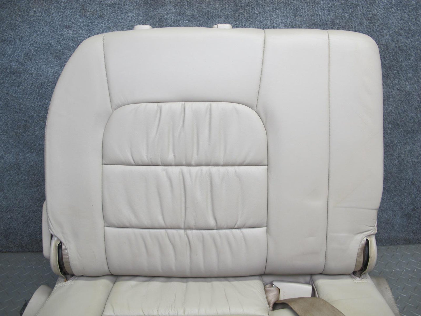 1998-2002 Lexus LX470 Rear Third 3RD ROW Left Right Leather Ivory Seat Set of 2