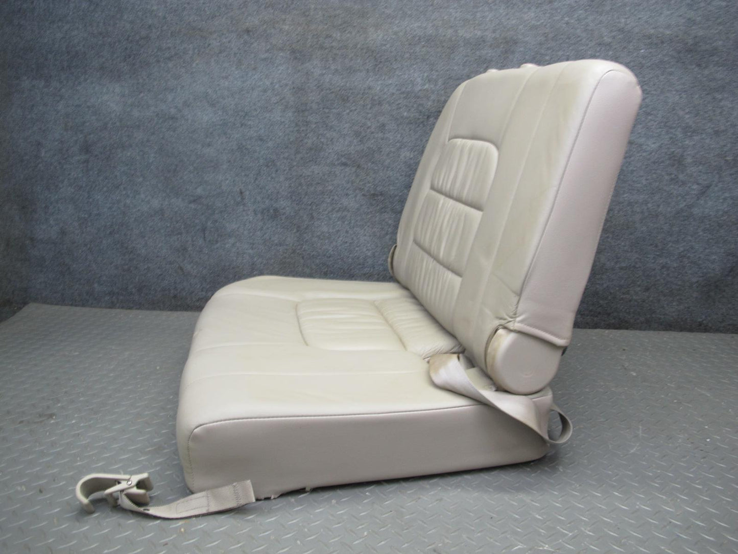 1998-2002 Lexus LX470 Rear Third 3RD ROW Left Right Leather Ivory Seat Set of 2