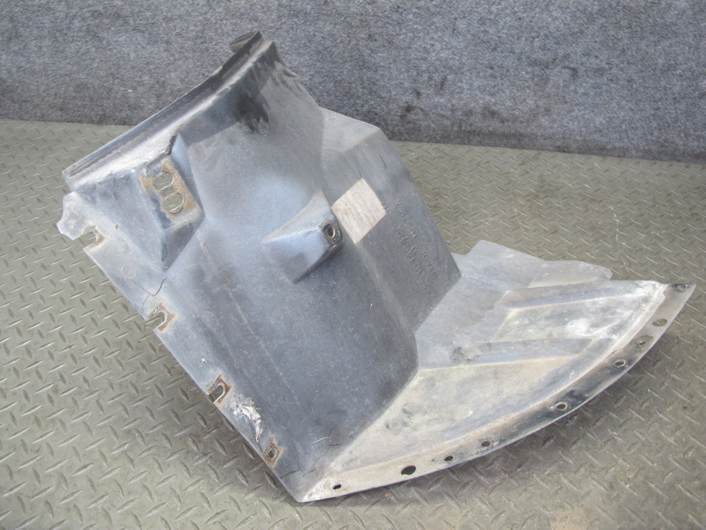 91-96 Chevrolet Corvette C4 Front Right Wheel Arch Fender Splash Guard Set OEM